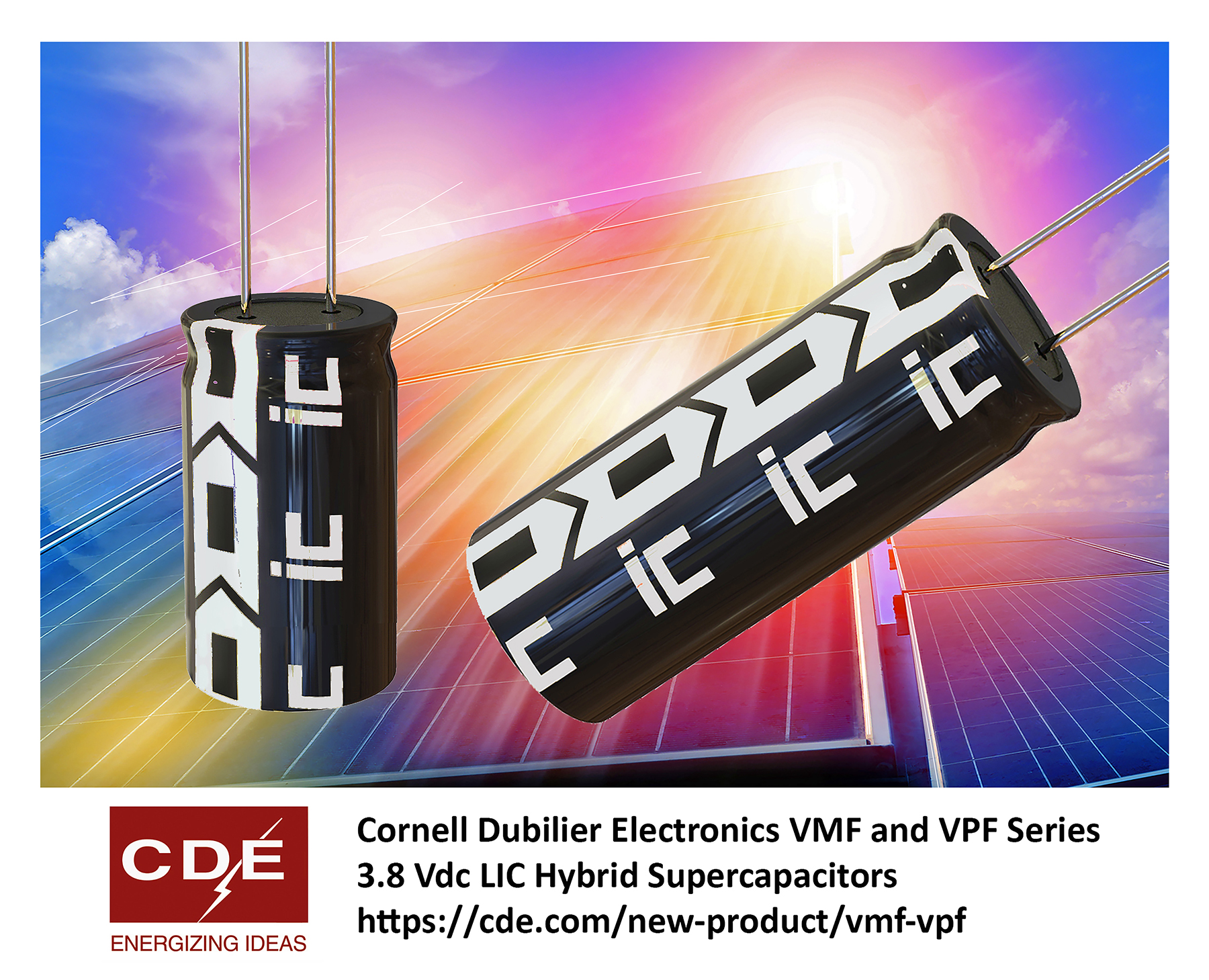Hybrid Supercapacitors Deliver up to 220 Farads at 3.8 V